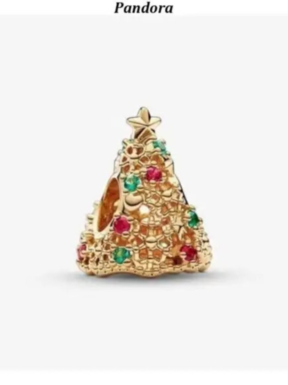 Pandora Glitter Christmas Tree Charm